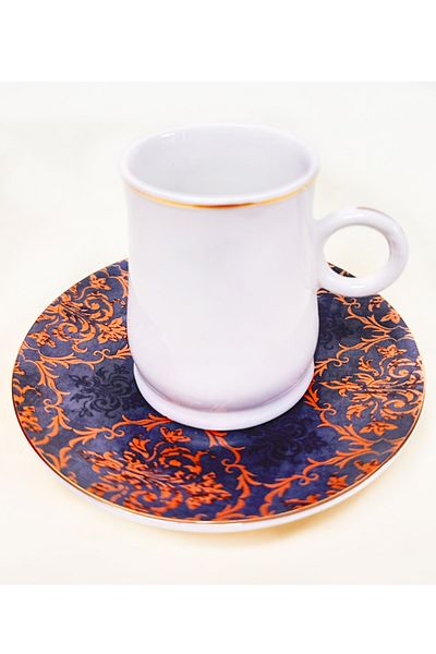 GÖNÜL TWO PERSON MODERN CUP SET BLACK - 2