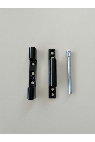 SSEPETLESENE 95 PIECE PVC DOOR TIME HINGE BLACK