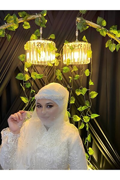 ecrin tuhafiye hobi İncili Gelin Tacı Saç Aksesuarı