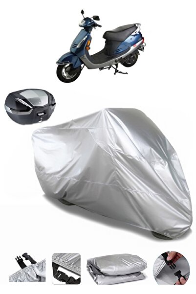AUTOLION Kinetic Nova Rear Bag Compatible Motorcycle Tarpaulin Premium Qualit...
