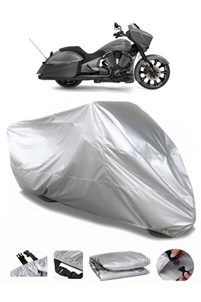 AUTOLION Victory Cross Country - مشمع دراجة نارية متوافق مع الحقيبة الخلفية ذ...