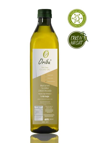 Oribu 2025/2026 Erken Hasat Soğuk Sıkım Naturel Sızma Zeytinyağı - Amber Pet ...