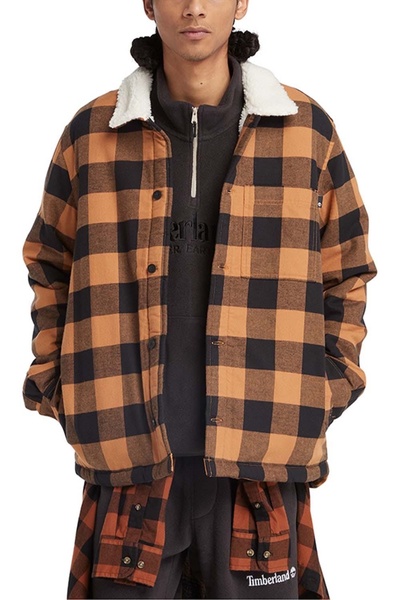 Timberland Ανδρικό καρό Buffalo τζάκετ Sherpa Lined