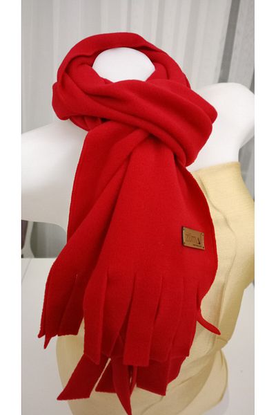 ZÜMAL Design Fleece Scarf Camisole Neck Collar (RED)