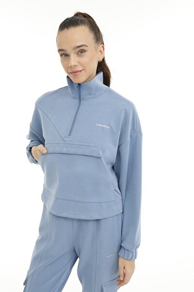 lumberjack WL BIANCA 16CK728 3PR Mavi Kadın Sweatshirt