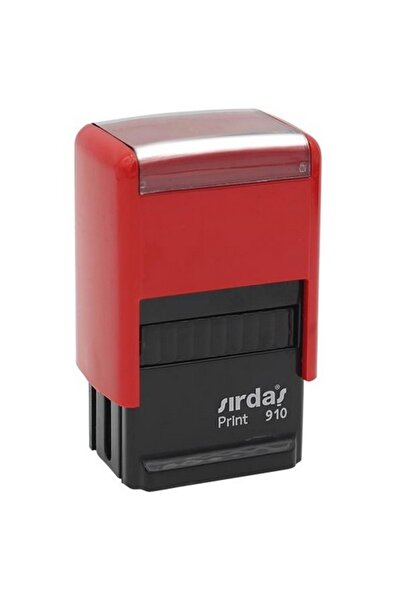 Sırdaş Standart Boş Kaşe Otomatik 10X26.5 Mm Kırmızı Keçeli 910