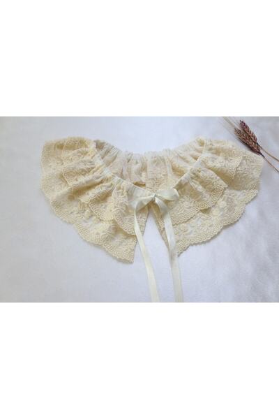 SHERLOCK HOME Seyyar Vintage Pamuklu Yakalık