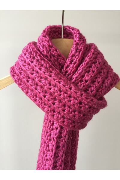 Mora Örgü وشاح نسائي من الصوف المحبوك يدويًا من Mora Knit