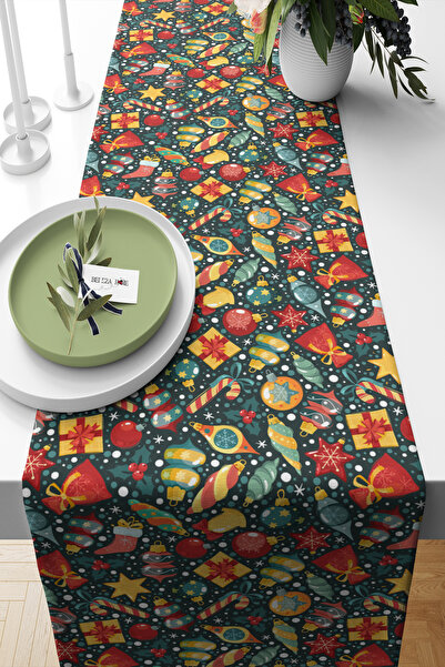 BelezaHome DECORATIVE CHRISTMAS AMERICAN SERVICE & RUNNER