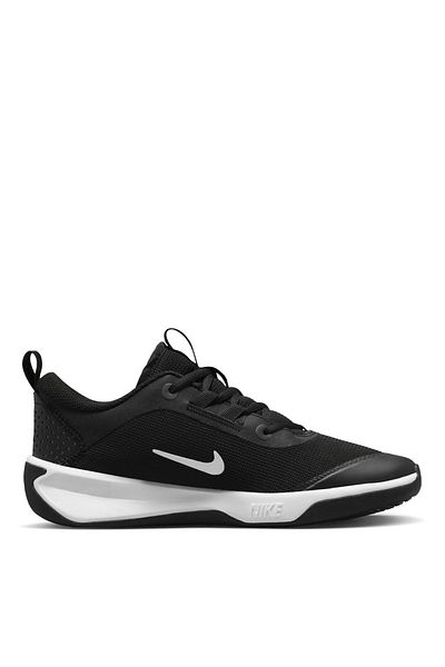 Nike Dětské černo - šedo - stříbrné vycházkové boty DM9027-002 NIKE OMNI MULTI-COURT (G