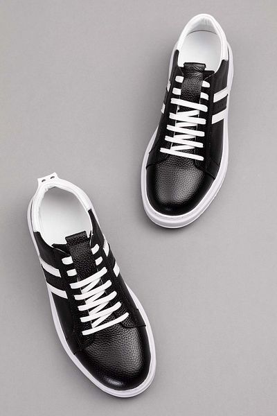 Gondol În interior și în exterior Pantofi casual zilnici din piele naturală mals.353 - Negru - 43