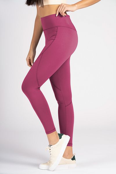 Lioness Activewear لباس ضيق رياضي نسائي عالي الخصر مع جيب خلفي URSA