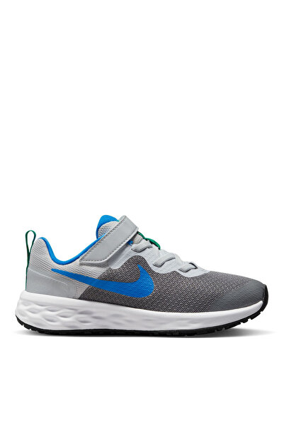 Nike Gri - Mavi Erkek Çocuk Yürüyüş Ayakkabısı DD1095-008 NIKE REVOLUTION 6 NN (PS