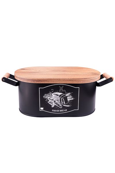 Taşev Sonata - Bread Box with Cutting Board Lid