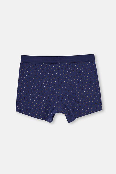 Dagi Sötétkék pamut mintás boxer