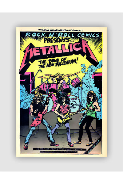 Metallica The Band Of The New Millennium! Vintage Wall Poster - Wall Decor - Thick Paper