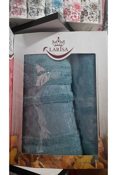 PAZARSEN Set de baie 100% bumbac eco din 2 piese