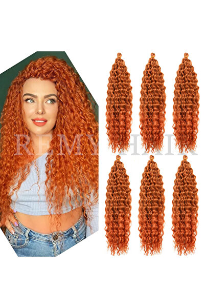 REMY HAİR Afro Örgüsü Saç - Açık Bakır 100gr.