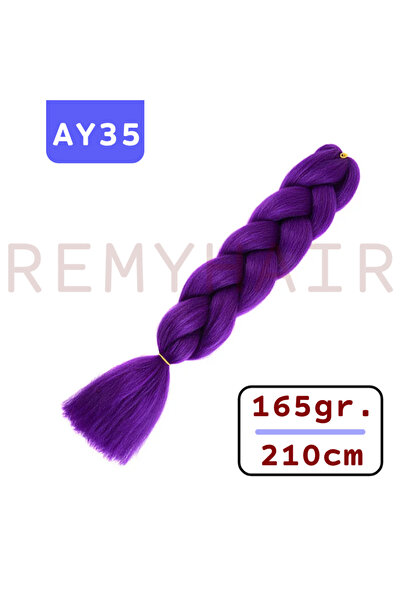REMY HAİR شعر مجدول أفريقي - بنفسجي AY35 - 165 جرام