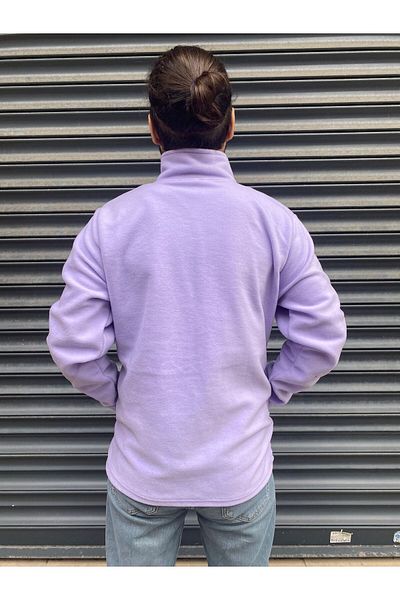 nacar çarşı UNISEX Polar Cold-Resistant Standard-fit Pocket-Free Men's Fleece Cardigan