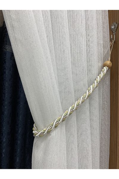 Akcan Yellow Green Color White Thread Short Bracelet