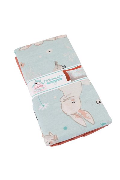 Little Dreams ebebek Rabbit Patterned 2-Piece Pillow Case