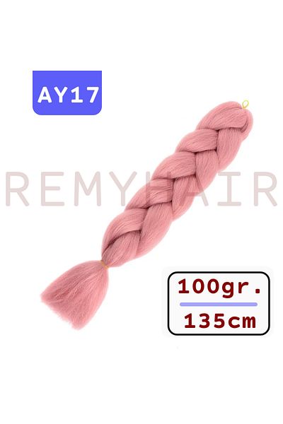 REMY HAİR African Braid Hair - Dried Rose AY17 - 100gr