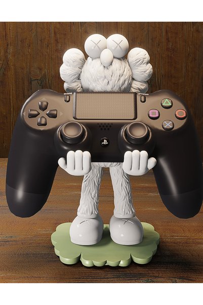 TuransoyCraft Kaws BFF Konsol Tutucu - Kaws BFF PS Kolu Xbox Kolu Tutucu Büyük Boy 20CM