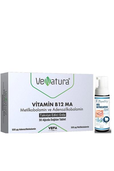 VeNatura Vitamin B12 Ma 30 Tablets - Teeth Whitening Foam