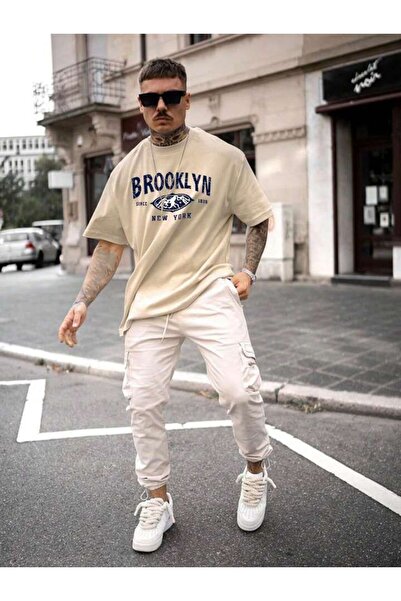 BENROMA Μπλουζάκι UNISEX ΥΠΕΡΜΕΓΕΘΕΣ ΕΚΤΥΠΩΜΕΝΟ BROOKLYN