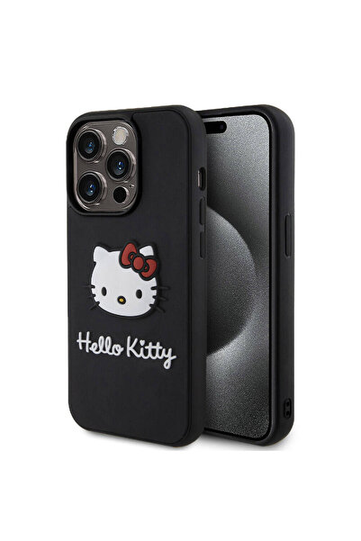 Hello Kitty Apple Iphone 15 Pro Max Uyumlu Kılıf Lisanslı Yazı Ve Ikonik Logo...