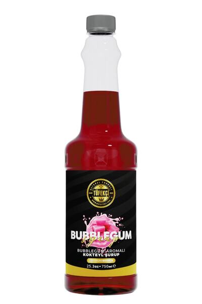 By Tüfekçi Bubblegum (balonlu Sakız) Aromalı Kokteyl Şurubu 75 Cl