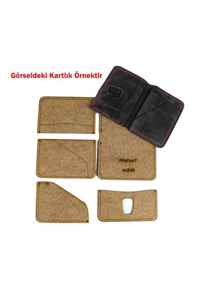 AiryFooT Δερμάτινο καλούπι για κάρτα πορτοφολιού Hobby, Καλούπι 5 τεμαχίων, Ib030