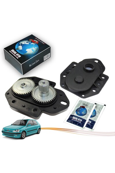 İDEAL OTOMOTİV Peugeot 106 Manuel Sunroof Cam Tavan Motor Dişlisi & Kapağı Ta...