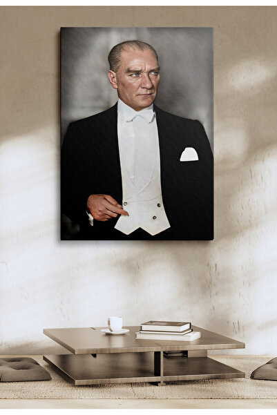 HOMEPACK Canvas Wall Painting Ataturk Single Canvas Painting Kanvas159
