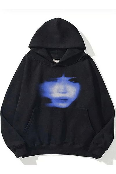 Gofeel Αισθητικό κορίτσι με κουκούλα Unisex Oversize