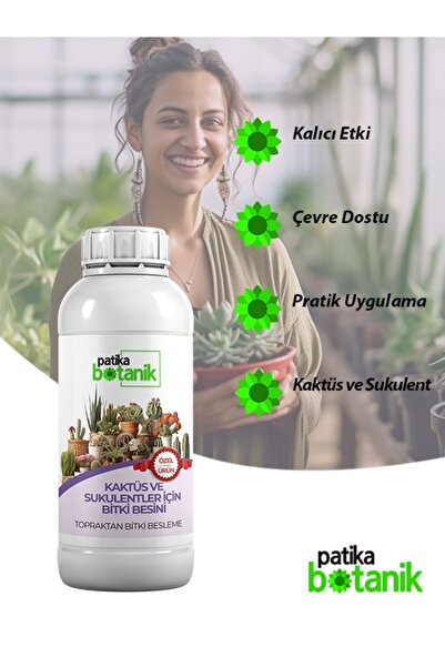 Patika Botanik 500 ml Kaktüs Ve Sukulentler Için Temel Besin - Topraktan