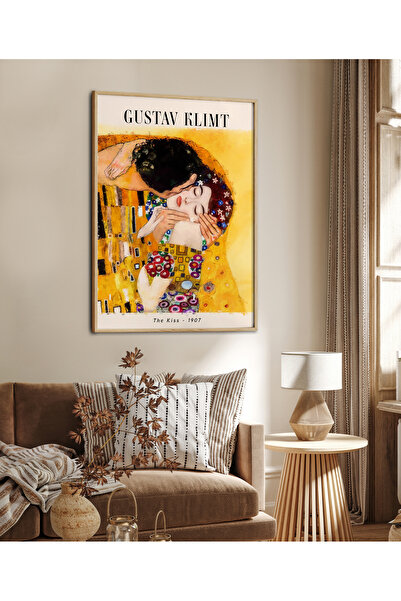HOMEPACK Çerçeveli Tablo Gustav Klimt Serisi Poster Tablo TK/211