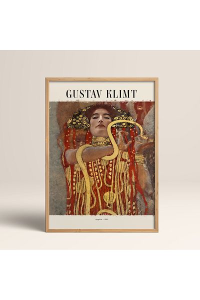 HOMEPACK Рамкирана картина Густав Климт от серията плакати TK/214