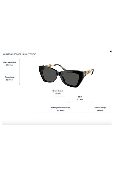 Michael Kors SUNGLASSES 2205300587 52