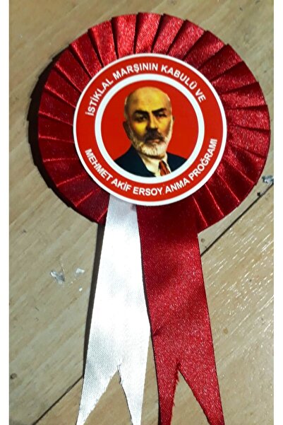 şahane parti Mehmet Akif Ersoy Kokart Rozeti 25 Adet