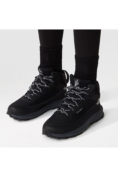 THE NORTH FACE Fastpack Hiker Mid Wp Νεανικές Μπότες εξωτερικού χώρου Μαύρες
