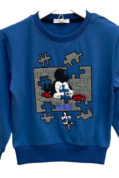 LİTTLE TORTOİSE Hanorac detaliat puzzle pentru băiat