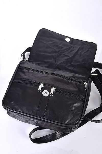 fubileather Geantă de umăr pentru femei Daily Multi-Eye din piele naturală