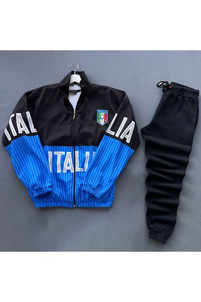 viperkombin Oversize Raincoat and Sweatpants 2-Piece Combination