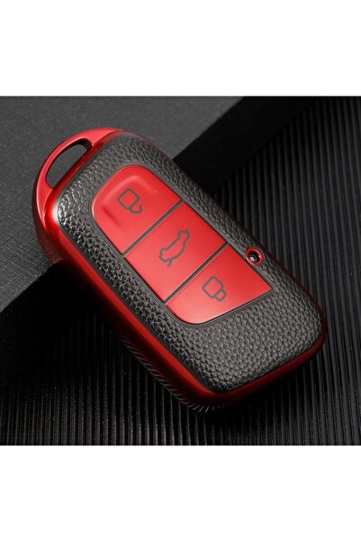 AYCANSTORE Husă pentru telecomandă Tpu Chery (roșu) Nr:2
