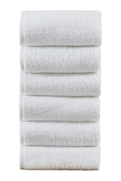 Osmanlı Home Concept 10 قطع 70 × 140 فوط حمام بيضاء للفنادق والمنتجعات والحمامات التركية