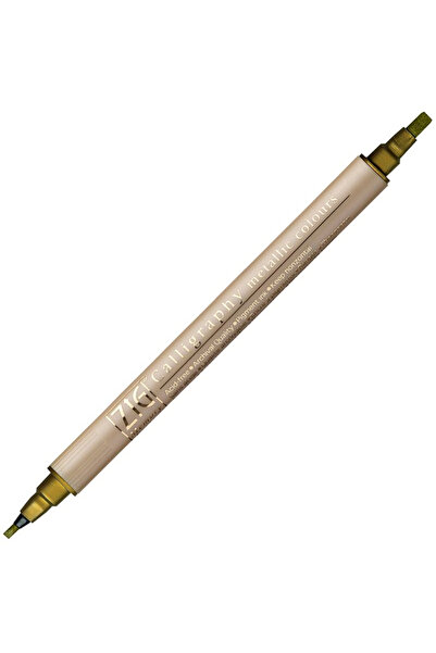 Zig قلم الخط ميتاليك MS-8400 101 ذهبي