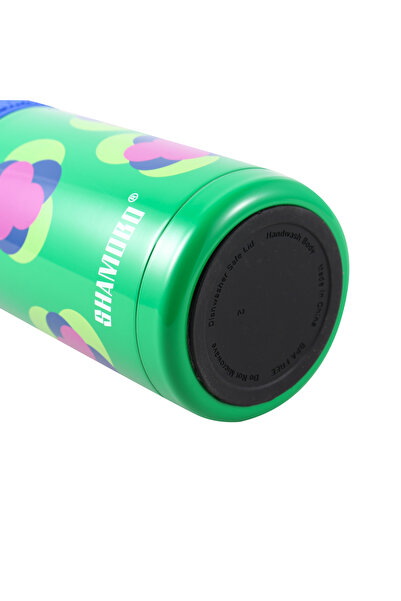 Shamobo 350 Ml Stainless Steel Children's Water Bottle with Straw Vagonlife (Set of 2)