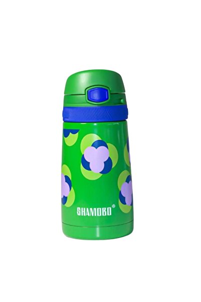 Shamobo 350 Ml Stainless Steel Children's Water Bottle with Straw Vagonlife (Set of 2)